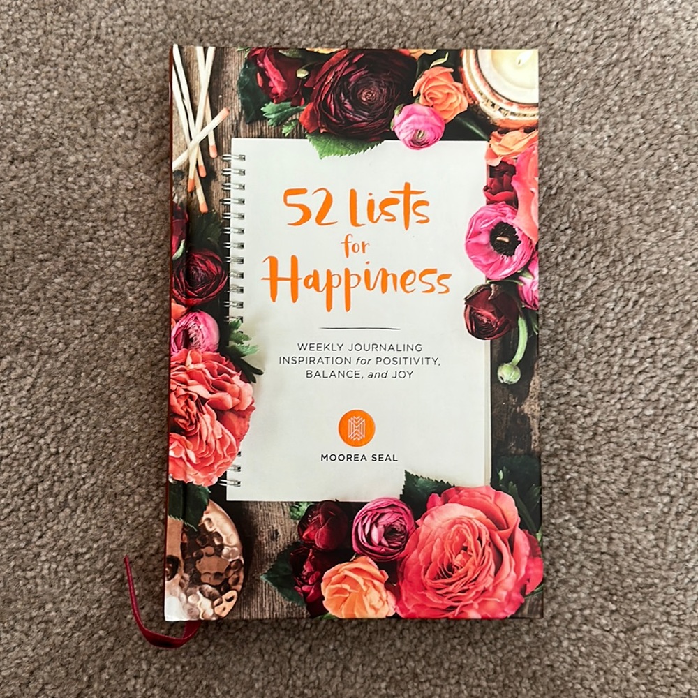 52 Lists for HAPPINESS journal!
